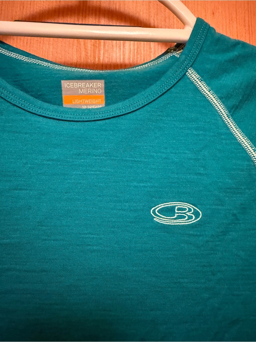 Icebreaker Kids’ Merino 200 Oasis Long Sleeve Crewe Thermal Top (13-14 fit W XS) - Picture 2 of 7